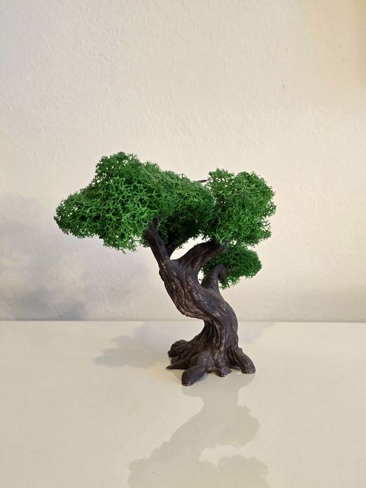 Bonsai printat 3D cu licheni