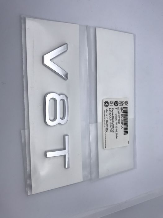Emblema Audi V8t