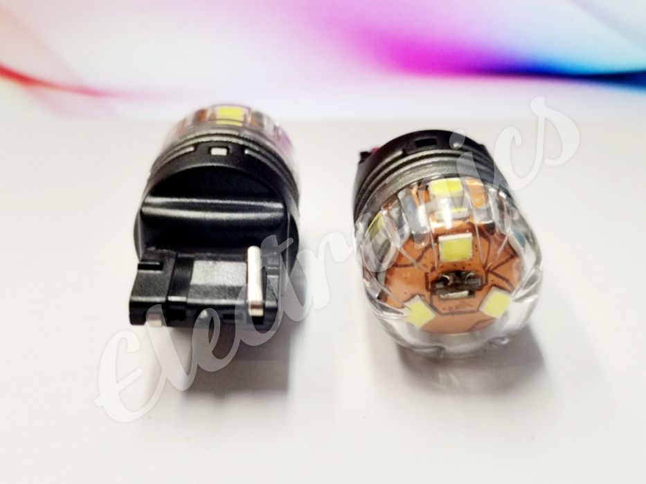 Led Крушки T20 W21W 6000K с една светлина Бели светлини за стоп, LED