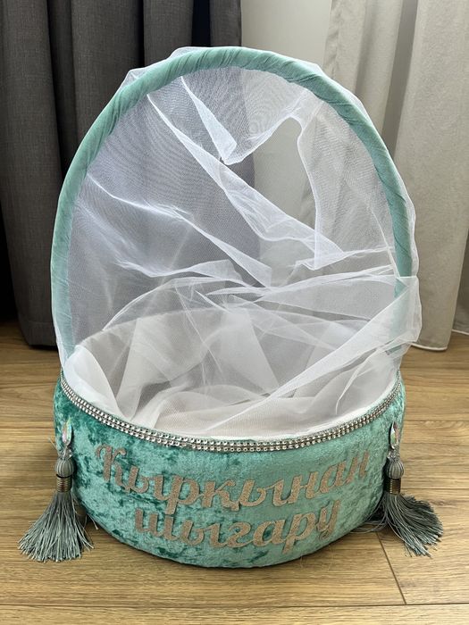 Корзинка голубая