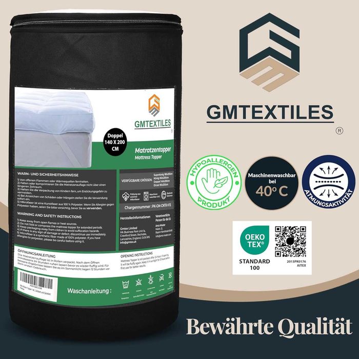 Topper Saltea 180x200- Produs provenit din retur -Amazon