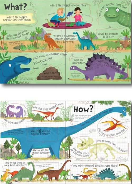 Carte pentru copii engleza - Questions and Answers about Dinosaurus