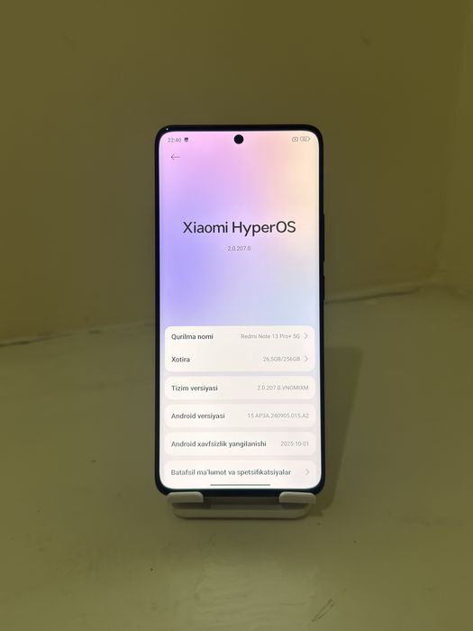 Redmi Note 13 Pro Plus 5G (8/256) ideal holatda srochna