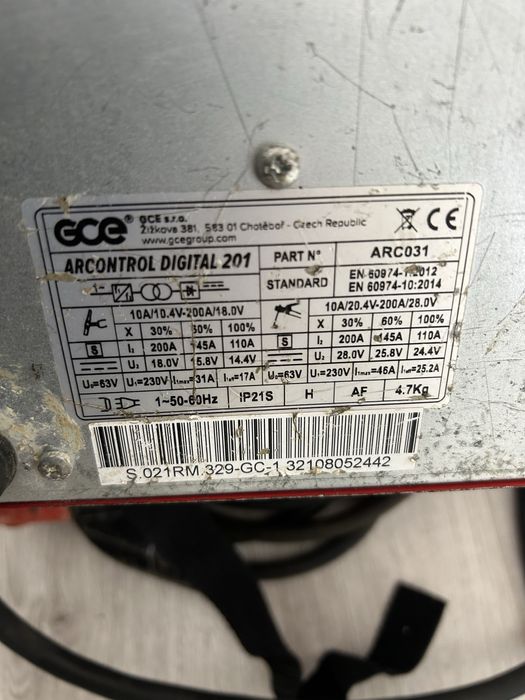 GCE Arcontrol digital 201 aparat de sudura