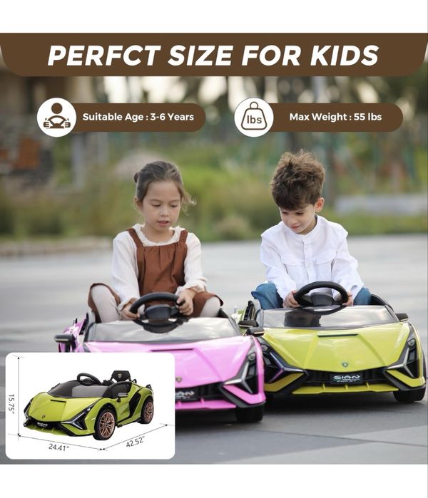 Акумулаторна кола за деца от 3 до 6 години