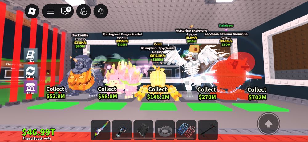 Продам браинротов в игре Steal a Brainrot