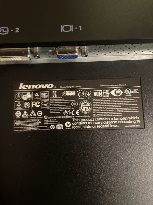 Monitor Lenovo 60Hz
