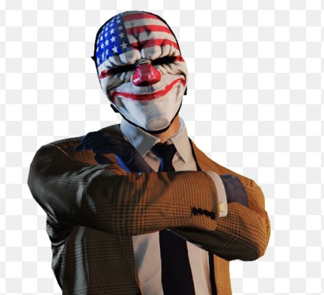 Маска клоуна" Грабитель"