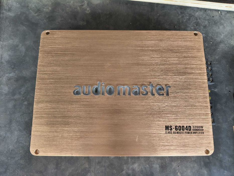 Amplificator Audio Master cu 4 canale MS-6004D si MS-4600