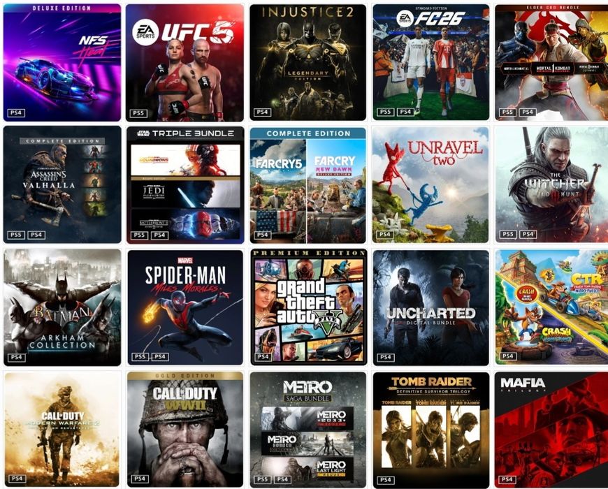 PS4/PS5 uchun o'yinlar yozamiz