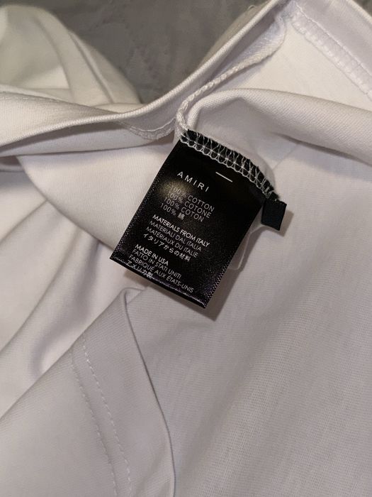 Tricou Amiri Alb