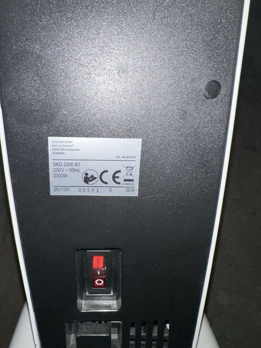 Ешектрическа печка.2300 вата
