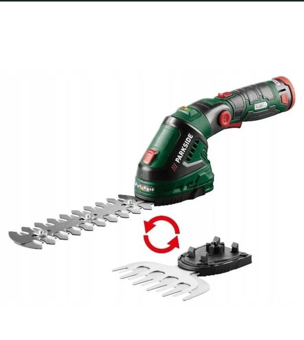 Foarfeca cosmetizat gazon arbuști pe acumulator 12 v set complet