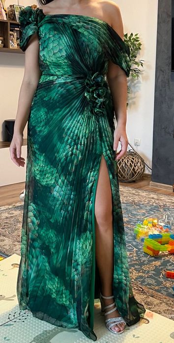 Rochie ocazie verde L 40