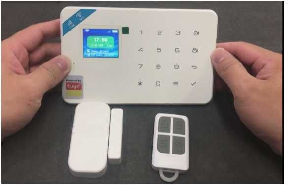 ALARMA inteligenta cu WIFI + cartela  GSM + aplicatie MOBIL