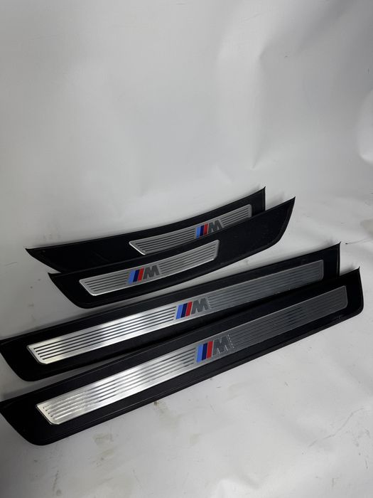 Оригинални BMW F10 m paket вътрешни лайстни прагове врати м пакет laistni pragove  бмв ф10