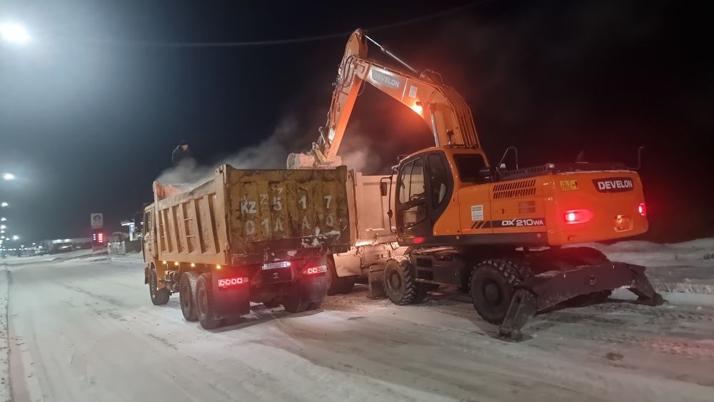 Вывоз строительного мусора снега и грунта