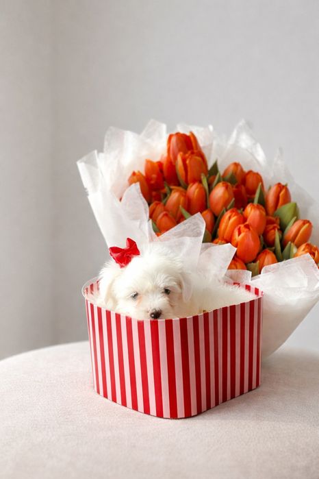 Bichon maltez talie micuța