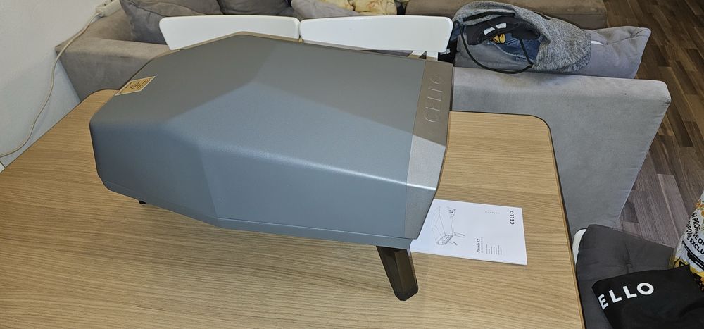 Cuptor pentru pizza Cello Piccolo 12, 67x44x29.5cm, putere 4.4kw, gri