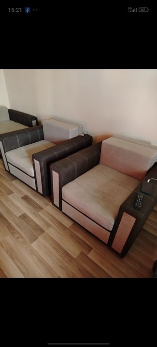 Canapea extensibilă+2 fotolii