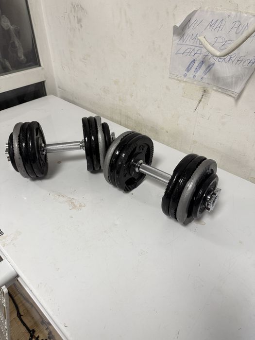Gantere reglabile noi profesionale set 40 kg, noi pret 500 lei