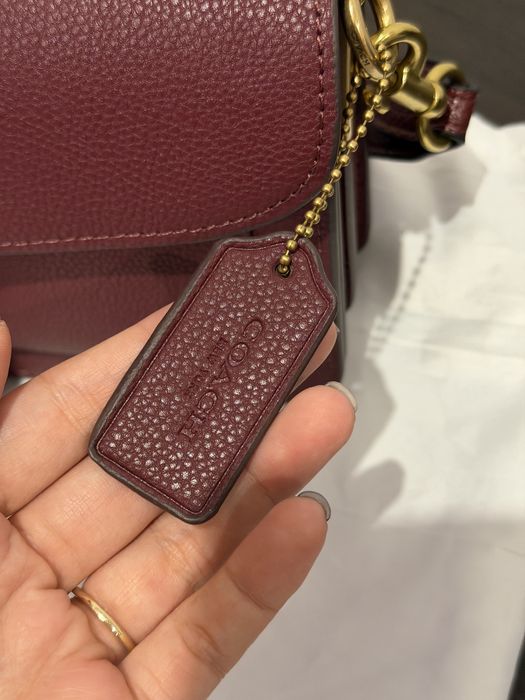 Geanta Coach burgundy