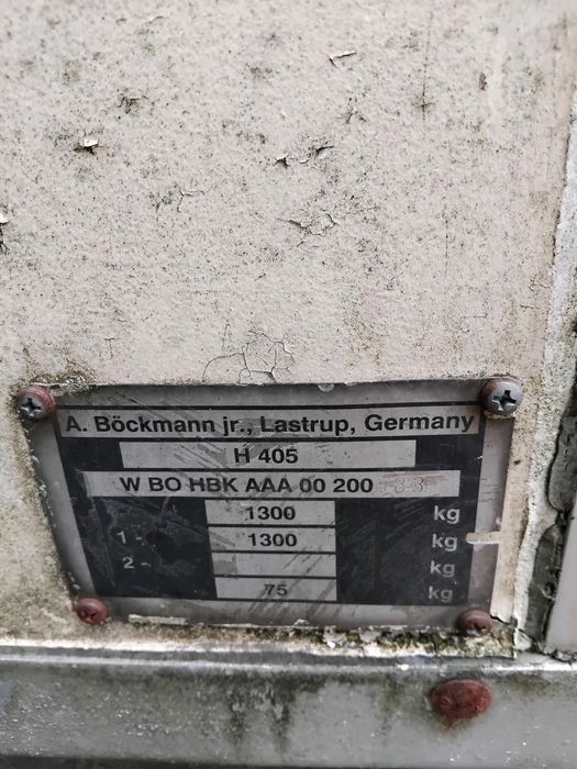 Remorca Carosata/ Koffer / Box 1300 kg