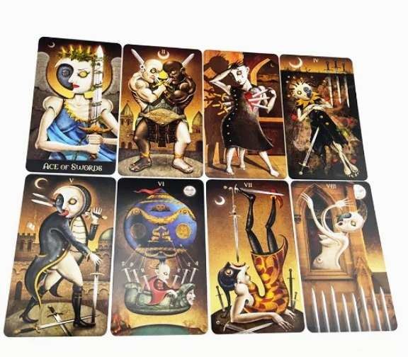 Карты МАК Таро Безумной луны (Deviant Moon Tarot),в жестяном боксе!