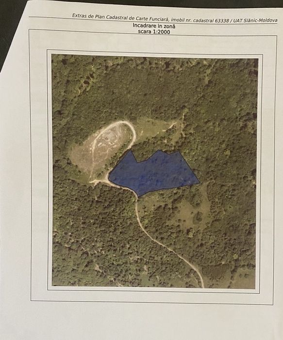 Pădure și fâneață de vânzare în Slănic Moldova