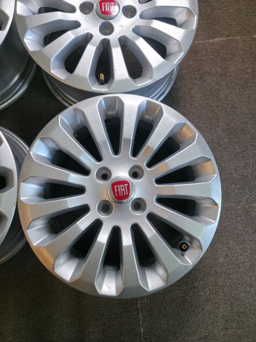 4 Jante Aliaj 4x98 15'' - OEM Fiat 500 / Ford KA - 6J ET 40 !