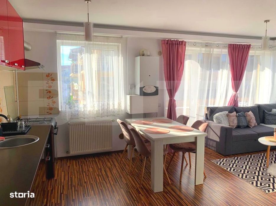 Apartament 3 camere, 59 mp, 2 balcoane, etaj intermediar, Florilor — fotografia 1