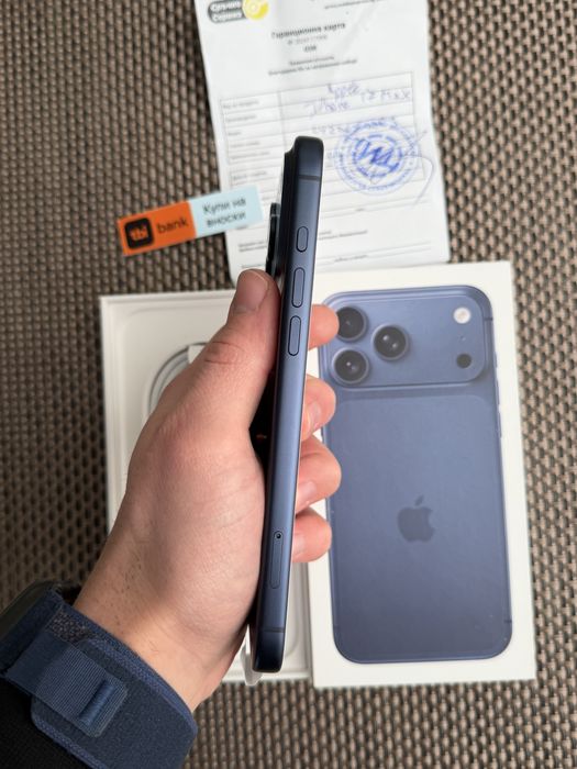 НОВ! 256Gb *ЛИЗИНГ* iPhone 17 Pro Max Deep Blue / 24М ГАРАНЦИЯ