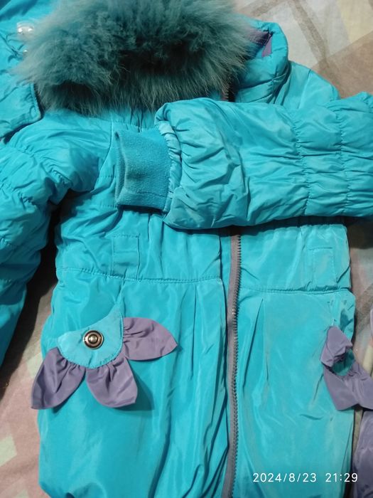 Комбинезон для девочки зимний