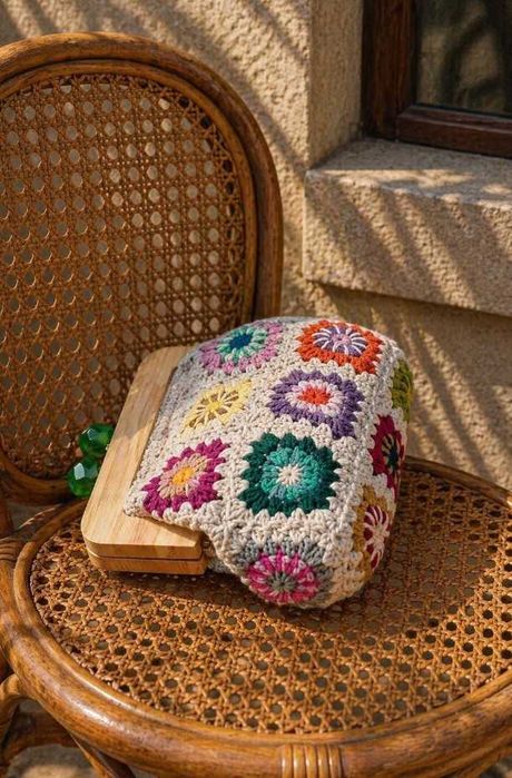 Geantă croșetată handmade – unicat