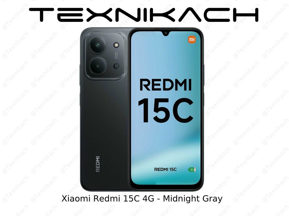 Новый • Xiaomi Redmi 15C 4G • 4/128Gb • 6/128Gb • 8/256Gb • Доставка