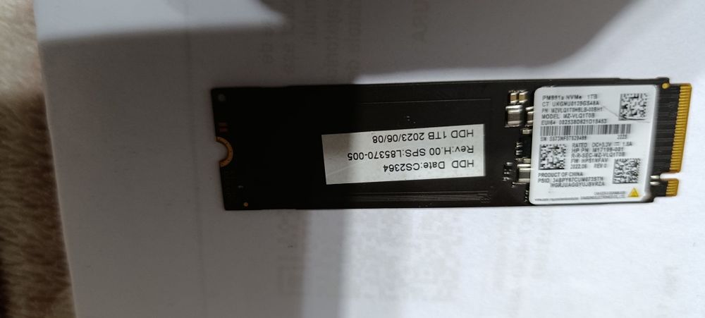 Vând SSD Samsung 1Tb perfect funcțional