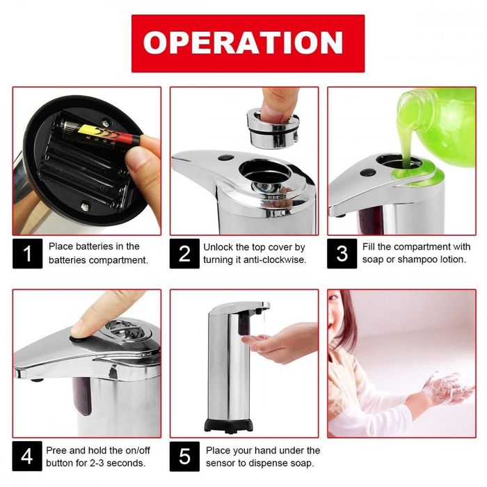 Сензорен дозатор за сапун