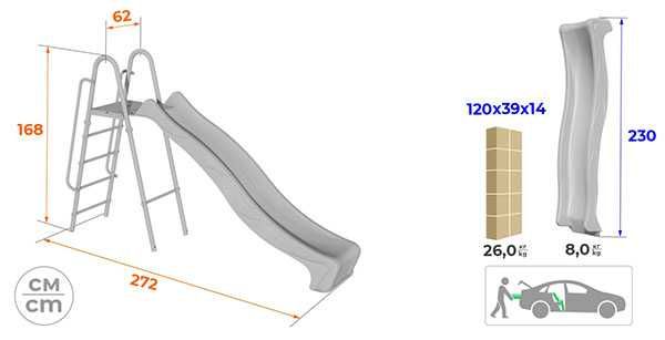 Детская горка ROMANA