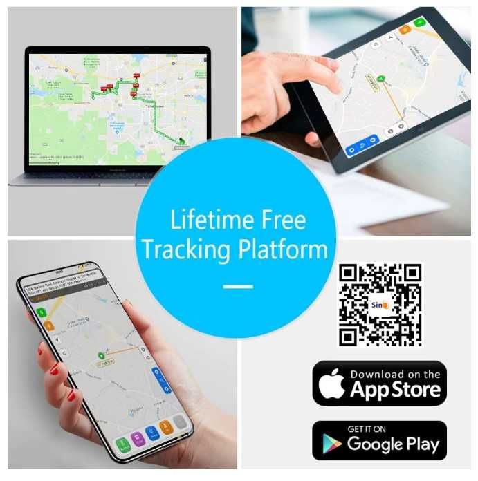 GPS Tracker 4G Portabil Dispozitiv Urmărire GSM Localizator Timp Real