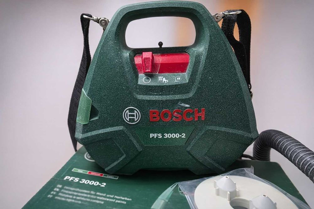Pistol de vopsit Bosch PFS 3000-2, 650 W, 1000 ml capacitate