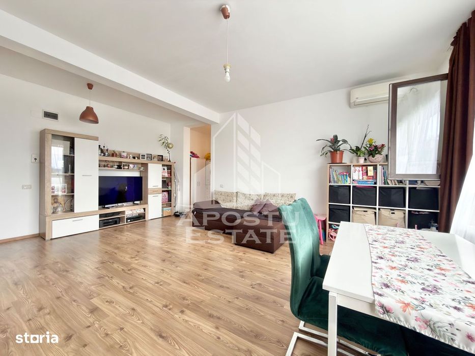Apartament cu 2 camere mobilat etajul 1 in Giroc langa Penny la asfalt — fotografia 3