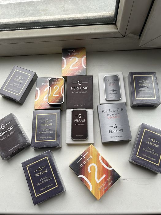 Твердые парфюмы без спирта. Женские и мужские