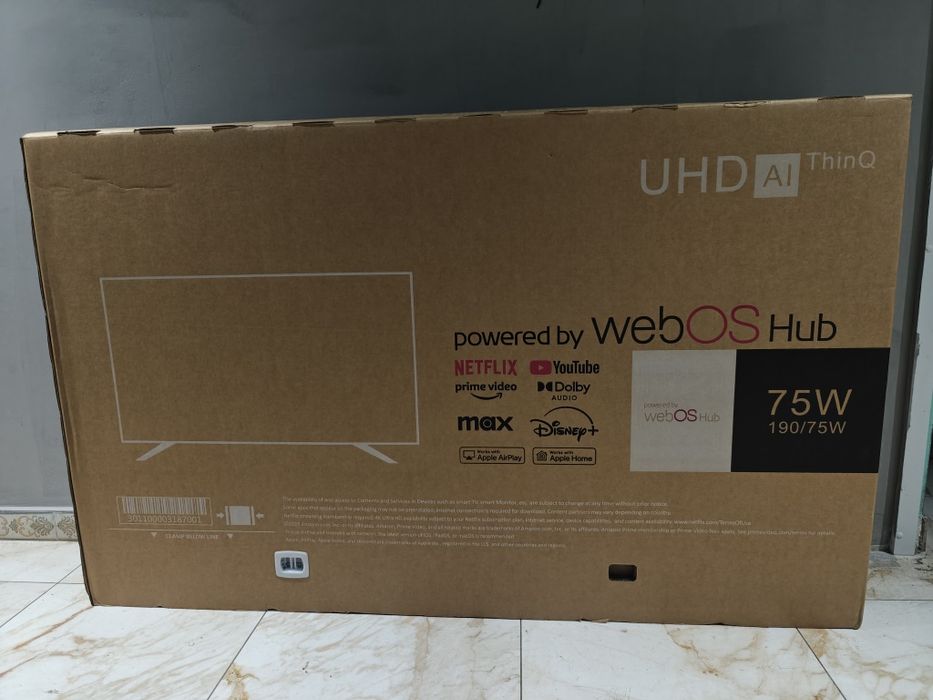 Телевизор LG 190см/75 дюйм