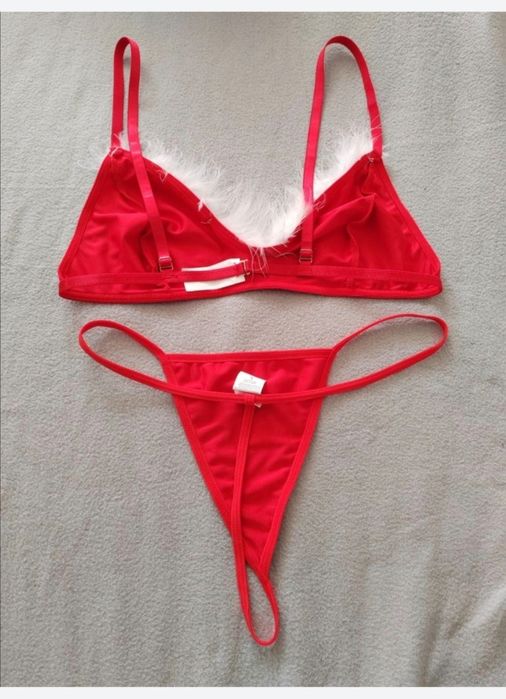 Set 2 piese lenjerie rosie sexy