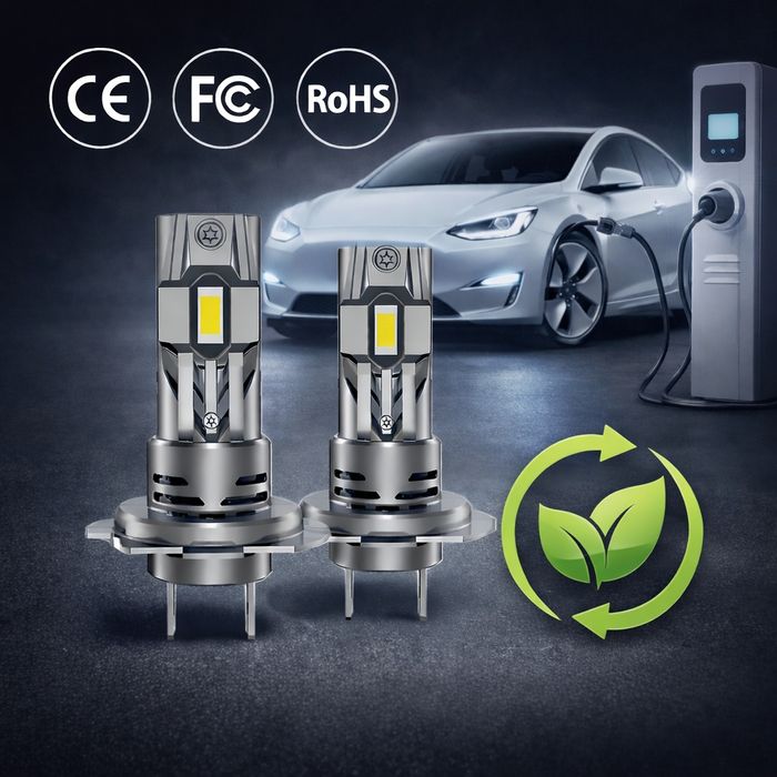 ЛЕД Крушки Н7  mini GEN2 + Подарък LED T10