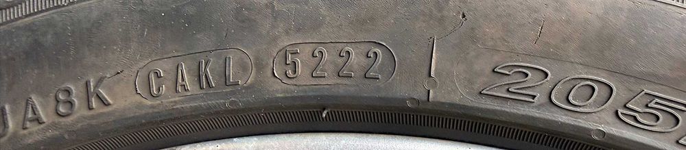 Set 4 roti complete: Jante 5x112 VW originale 16 " + 205 55 16 VARA 2025 Golf 5/6/7 Passat Touran Audi Skoda Seat