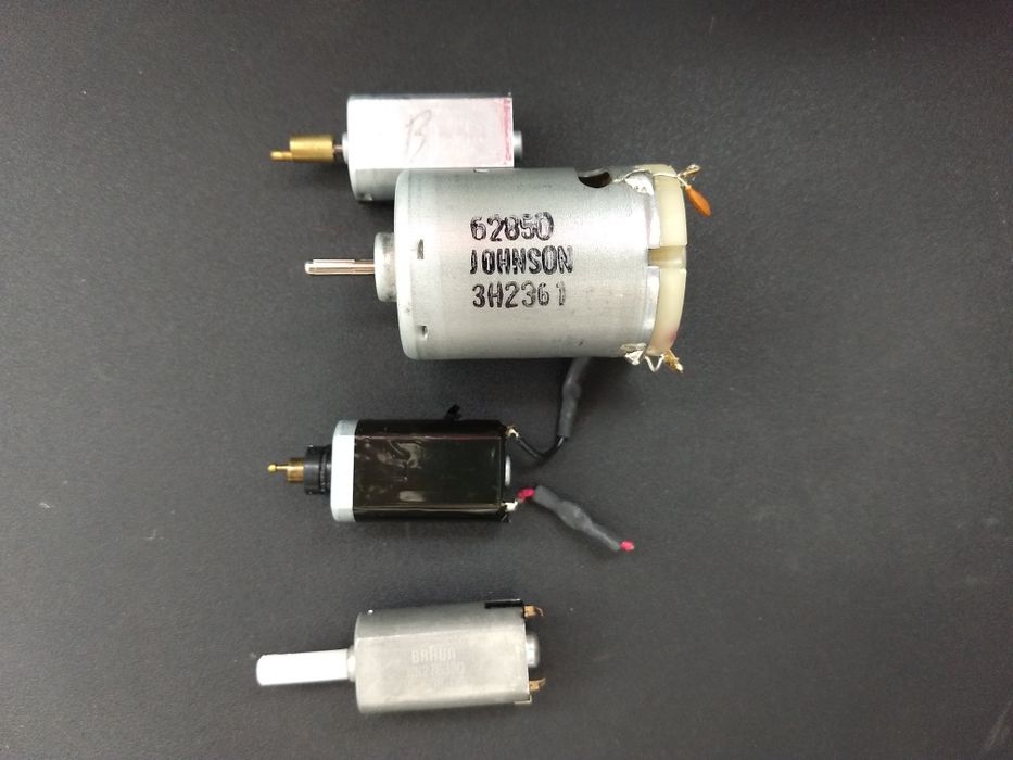 4 motoare electrice, electrolux, braun, philips