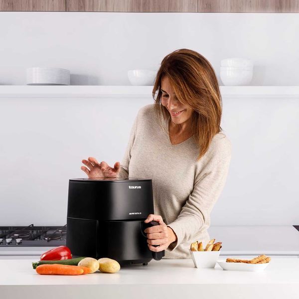 ПРОМО 2г Гаранция Фритюрник с Горещ Въздух Еър Фраер TAURUS 5.5л