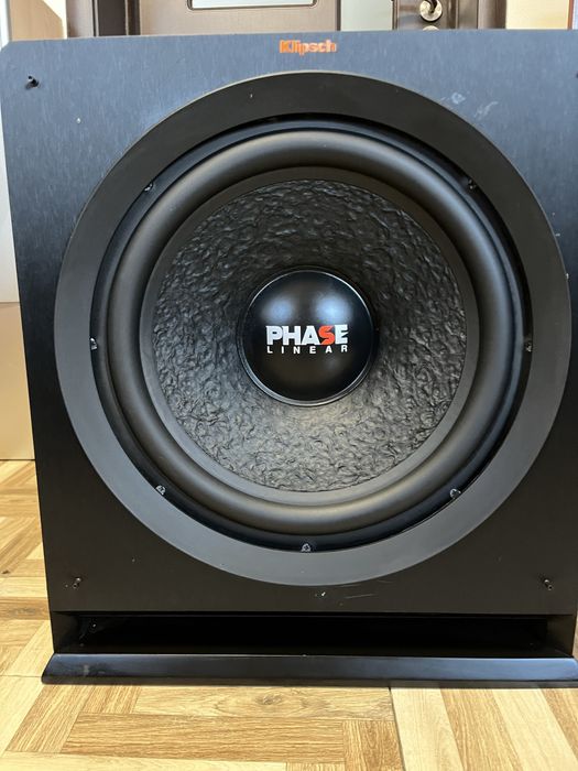 Subwoofer Klipsch R-115SW  cu difuzor Phase Line 38 cm
