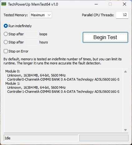 RAM Adata 32GB(2x16GB) DDR5 5600MHz
